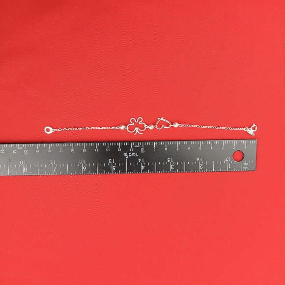 Sterling Silver Butterfly Charm 925 Link Ladys Bracelet Women Fancy Elegant Gift - Picture 4 of 12